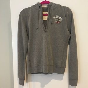 HOLLISTER Half zip-up hoodie